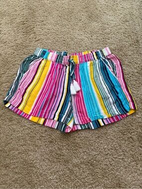 a.n.a. Multicolor Striped Shorts